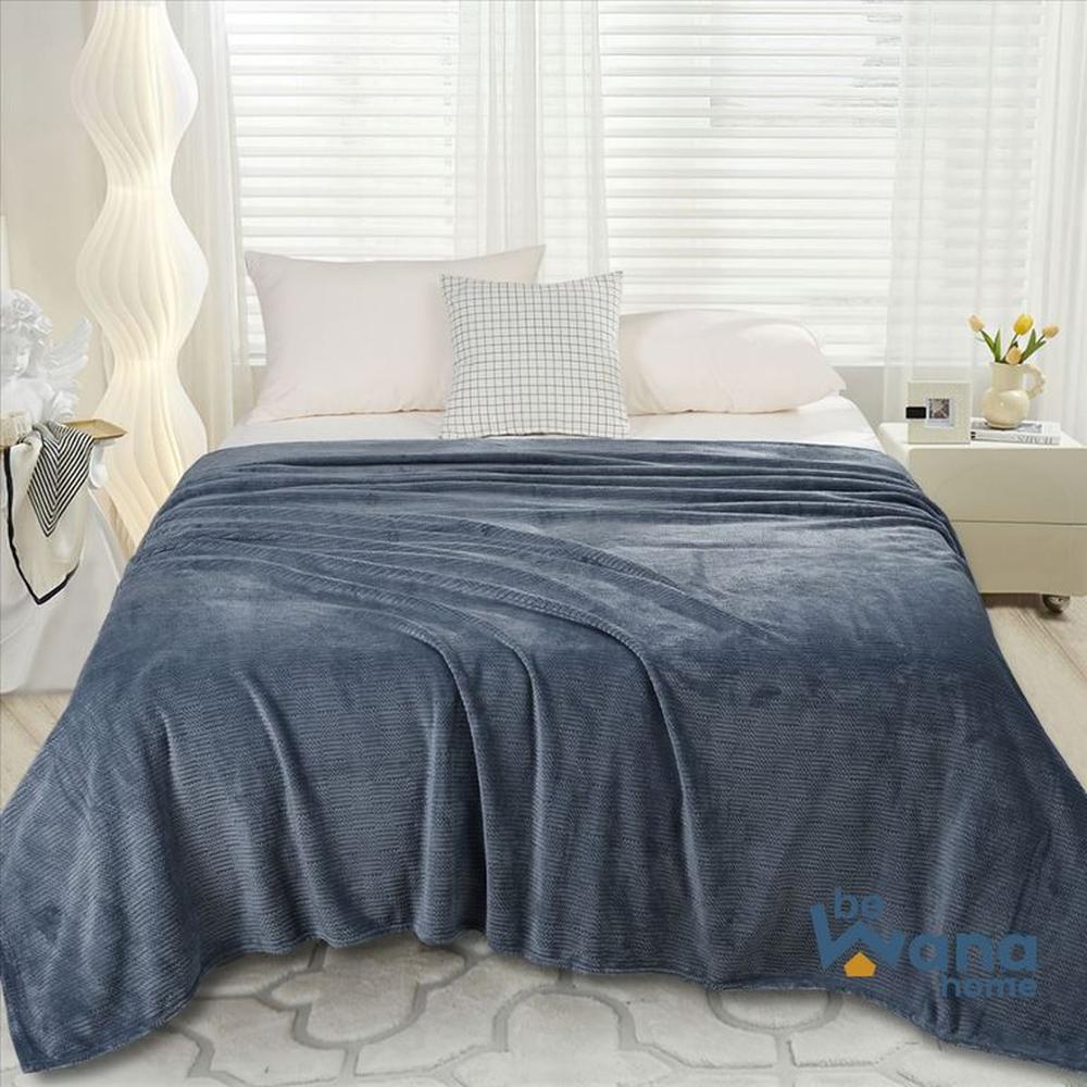 Manta Antialérgica Delgada Piel de Angel PREMIUM 2PLAZAS BLUE