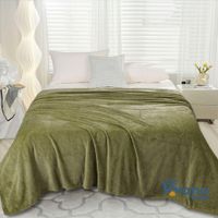 Manta Antialérgica Delgada Piel de Angel PREMIUM 2PLAZAS VERDE