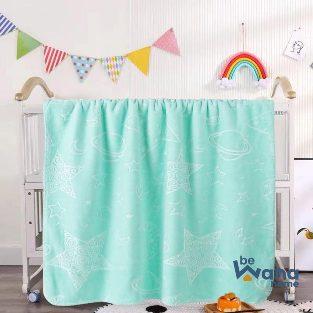 Manta para Bebe Suave Polar Alto Relieve Turquoise