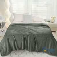 Manta Antialérgica Delgada Piel de Angel PREMIUM 2PLAZAS VERDE OSC