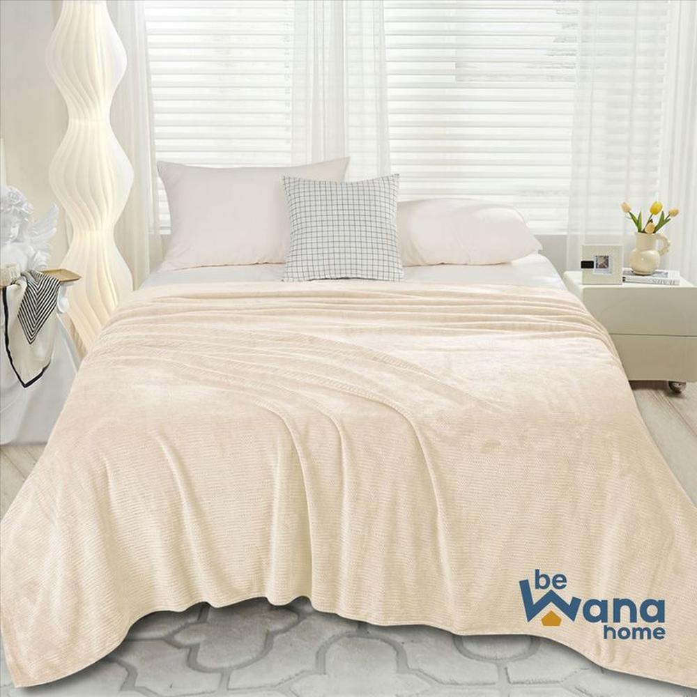 Manta Antialérgica Delgada Piel de Angel PREMIUM 2PLAZAS CREMA