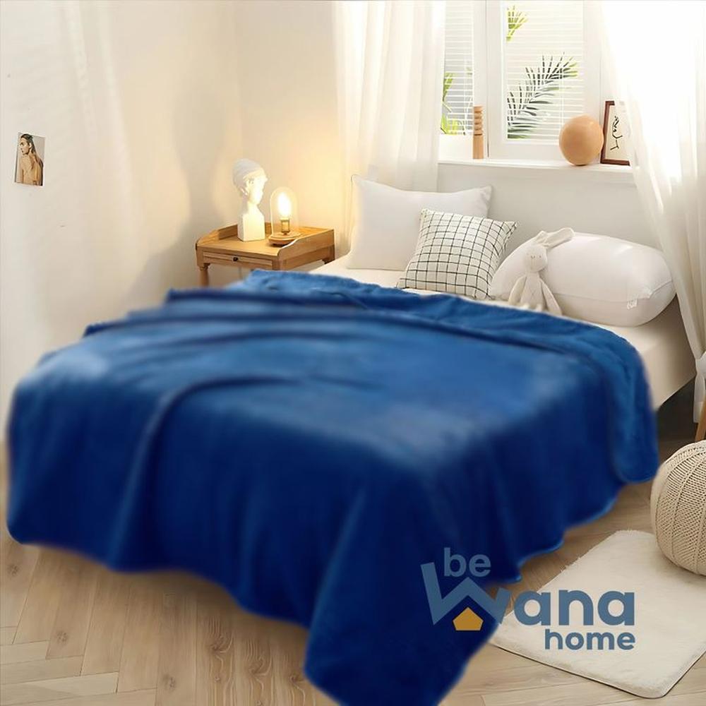 Manta Polar Antialérgica Delgada PREMIUM 2PLZ Azul