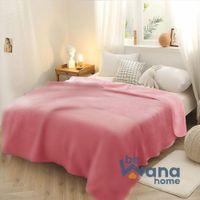 Manta Polar Antialérgica Delgada PREMIUM 2PLZ Rosado