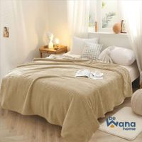 Manta Antialérgica Acalanada con Carnero Sherpa 2PLZ Beige
