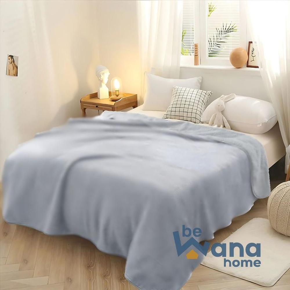 Manta Polar Antialérgica Delgada PREMIUM 2PLZ Plomo