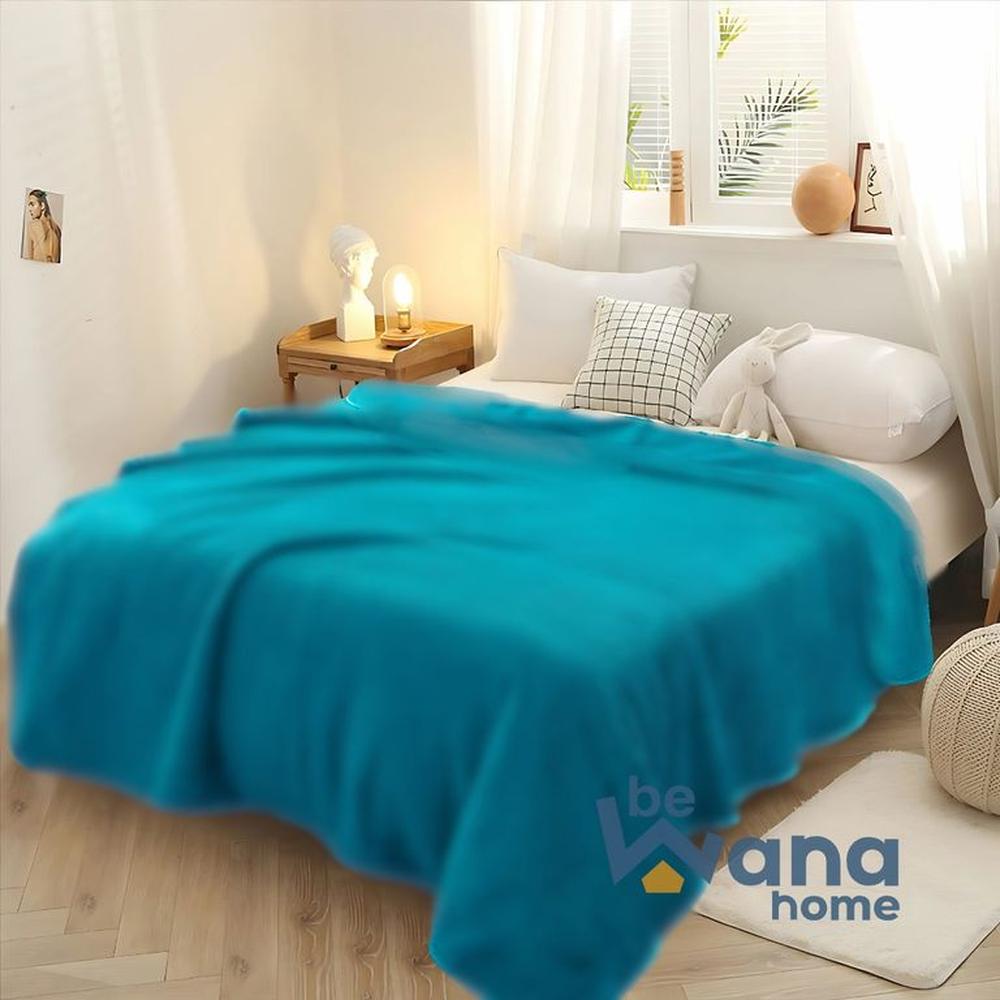 Manta Polar Antialérgica Delgada PREMIUM 2PLZ Turqueza1