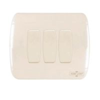 Interruptor  triple clásico home light