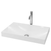Lavamanos de sobreponer modelo LW645JN cuadrado marca TOTO