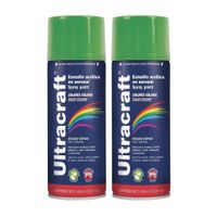 Pintura spray color VERDE IRLANDÉS, 2 UNIDADES ULTRACRAF TRUPER