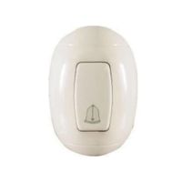 Pulsador timbre simple para sobreponer home light