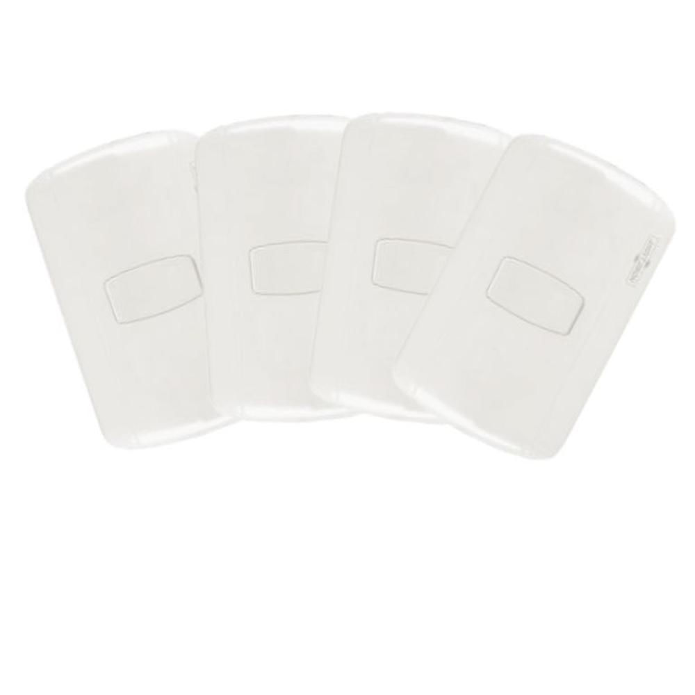 pack 4 unidades interruptor simple clásico home light