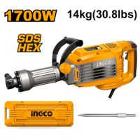 Martillo Demoledor Hexagonal Ingco1700W 50J 14KG PDB170068