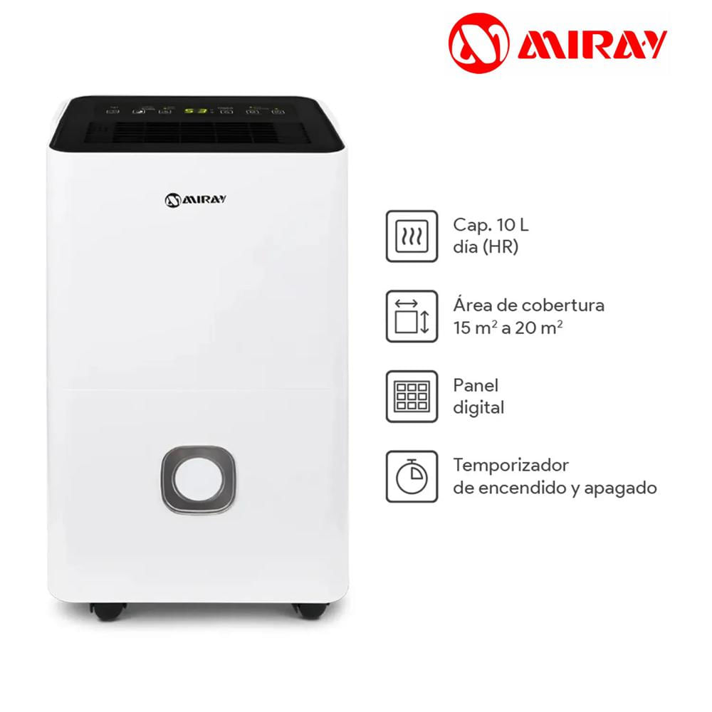 Deshumedecedor DM-125 1.5 L 15 a 20 m2