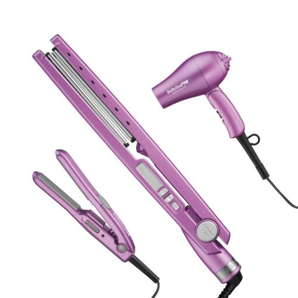 Combo BaBylissPRO Plancha Iónica Mini Plancha Secador de viaje