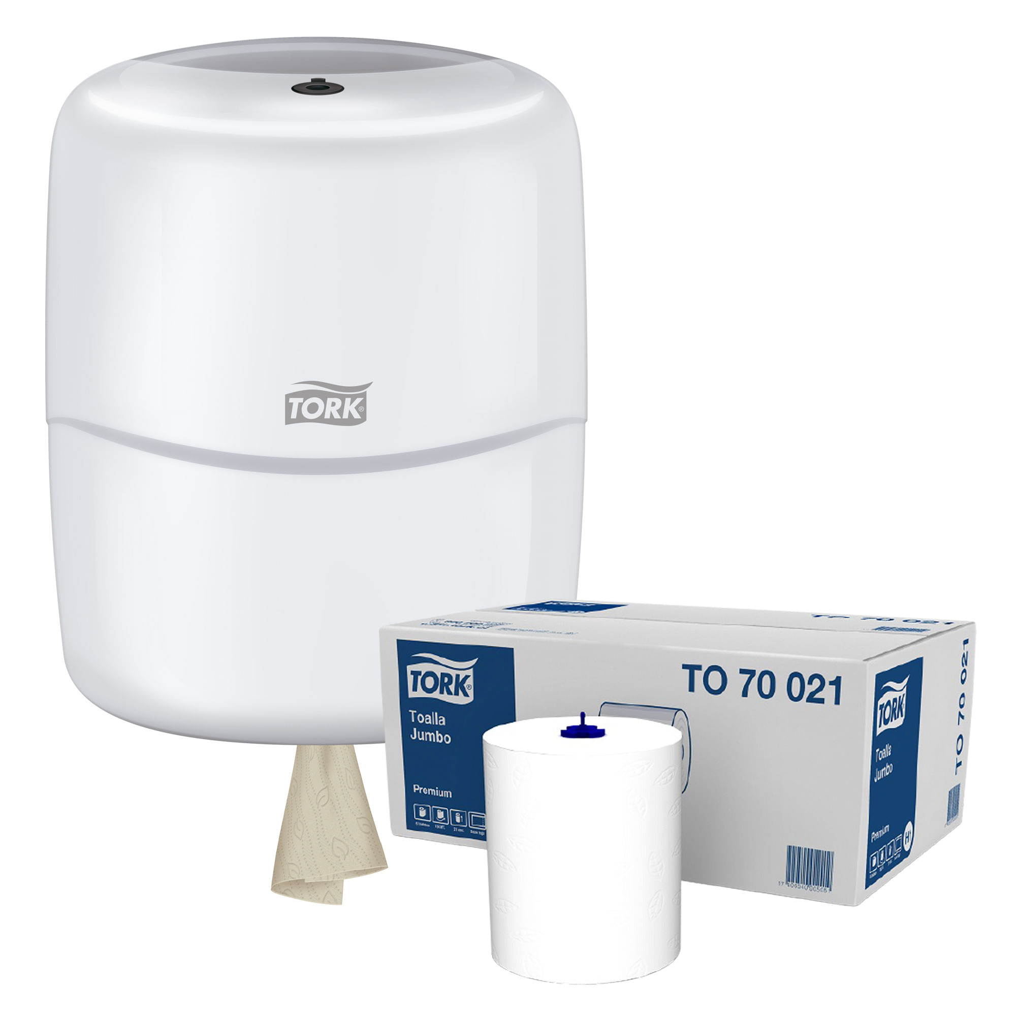 Dispensador Toalla de Mano Precortada Tork + Carga