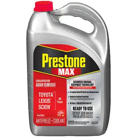 Refrigerante anticongelante Asian Cars Prestone Max 50 rojo 1 gln