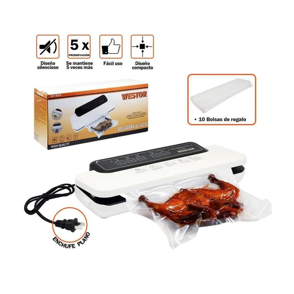 Selladora de bolsa al Vacío WT-D05  37.5 cm Digital