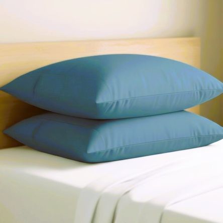 Set x 2 fundas de almohada 150 hilos Polialgodon Alondra azul 70 x 50 cm