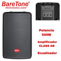 Parlante Activo Baretone MAX 12HD Woofer de 12 pulgadas 500 Watts conexiones XLR
