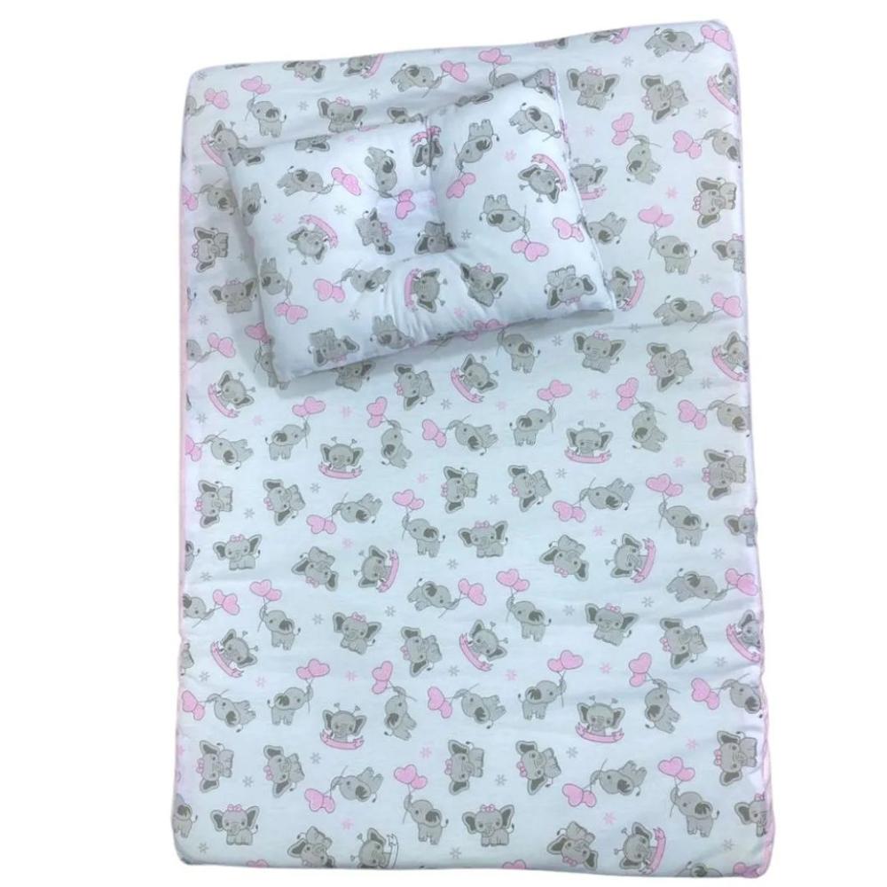 Almohada Cojin Antireflujo Bebe Con Forro Y Almohada 61x45x10cm