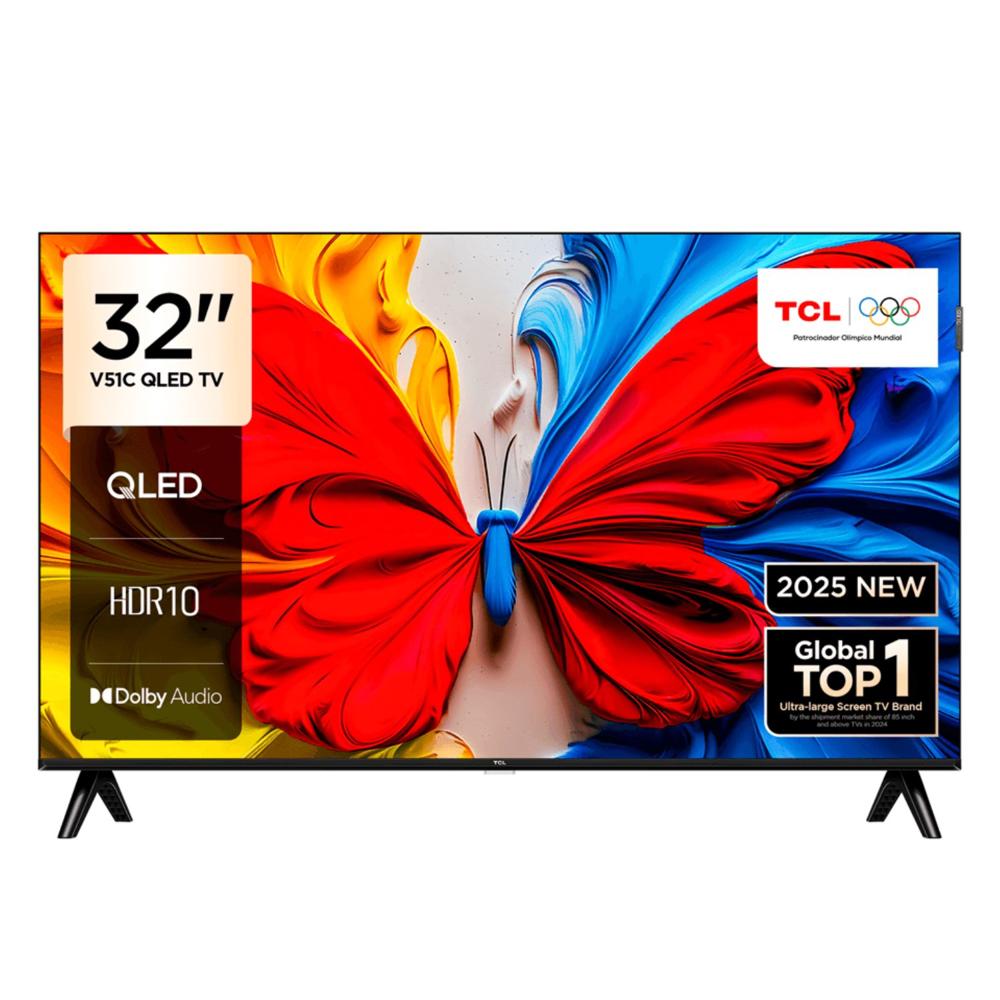 Televisor TCL QLED 32 FHD Google Tv 32V51C