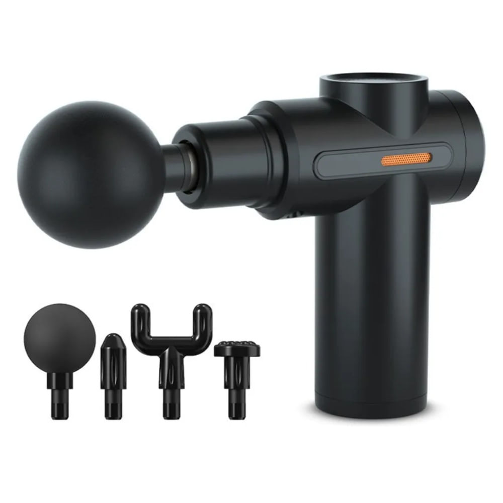 Masajeador Lext Massage Con Regulador De Velocidad Negro