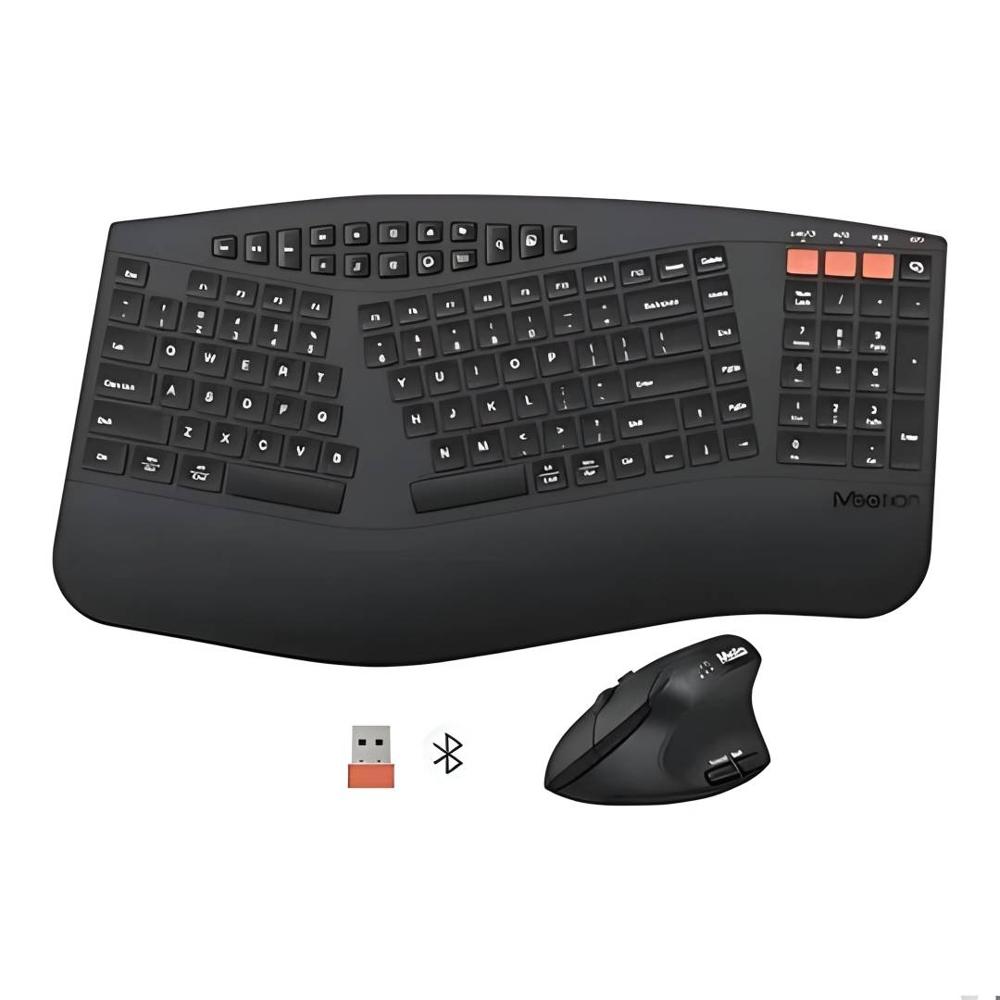 Combo Teclado con Mouse Ergonómicos MEETION Director B2