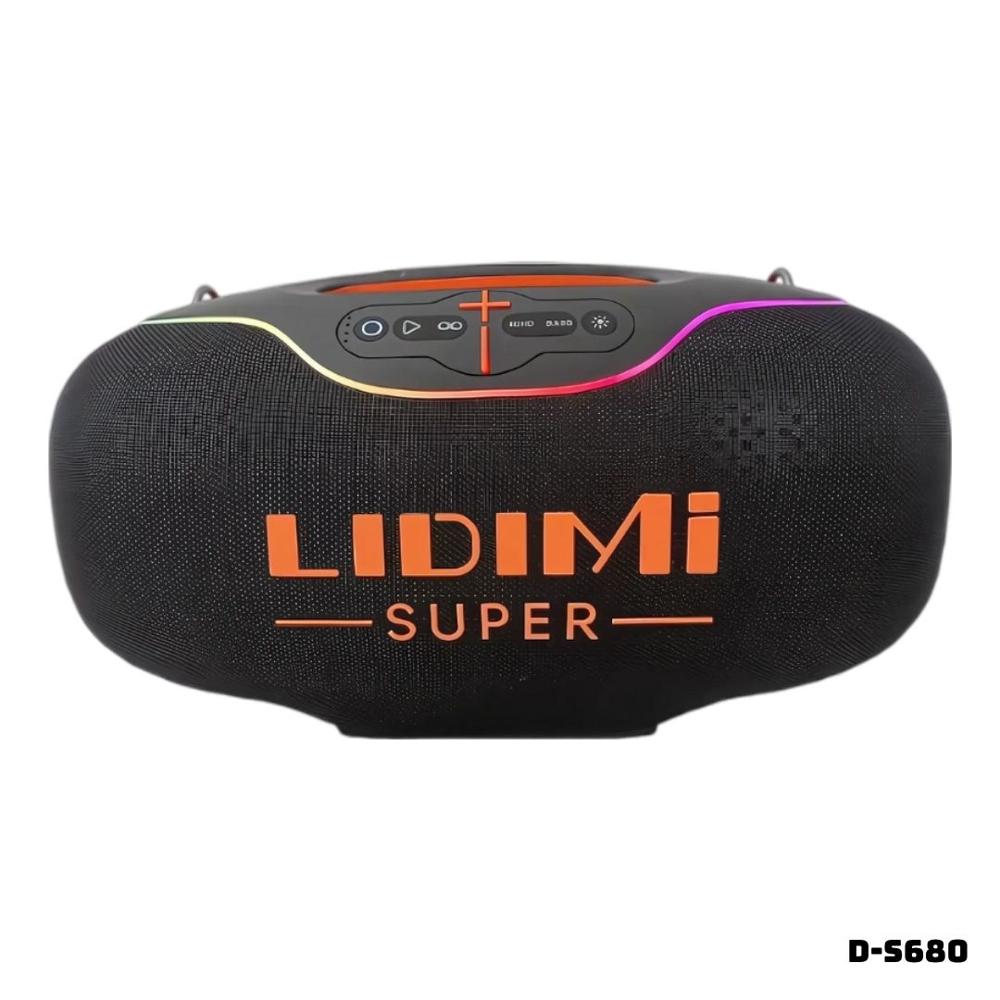 PARLANTE LIDIMI BLUETOOTH 300W NEGRO - D-S680 + MICROFONO