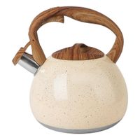 Tetera Inoxidable Acabado Granito Alta Calidad 5 Litros Crema