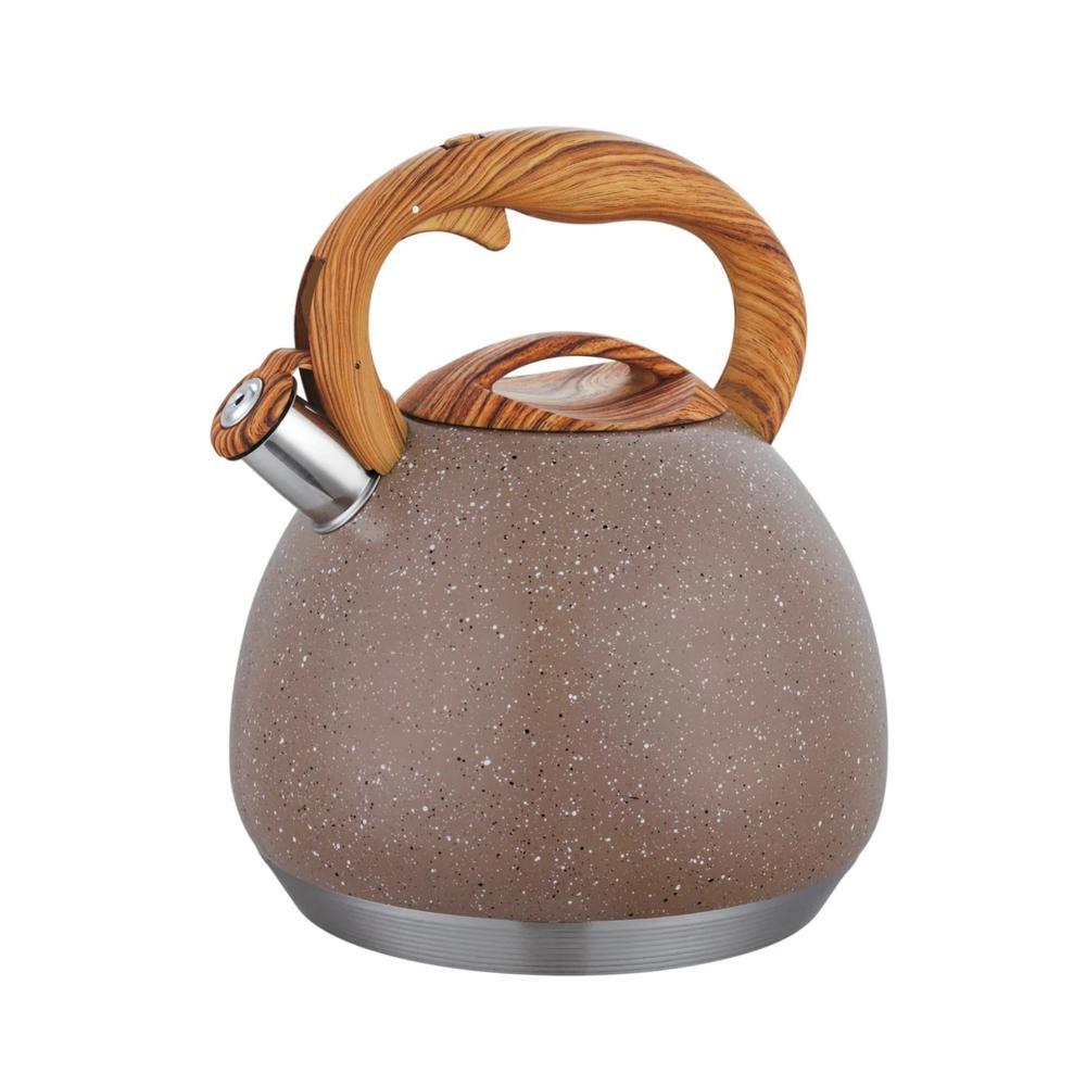 Tetera Inoxidable Acabado Granito Alta Calidad 5 Litros Marrón