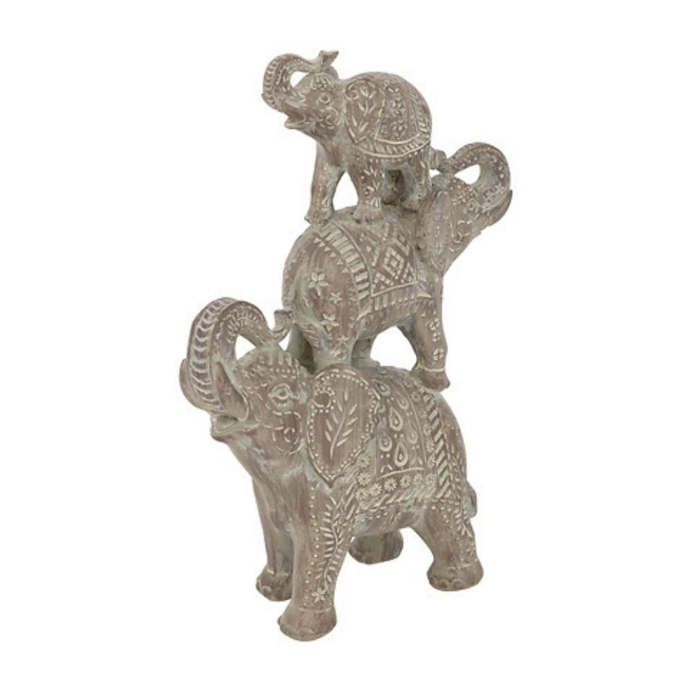 Adorno Elefante Deco Resina 31.5cm Atmosphera