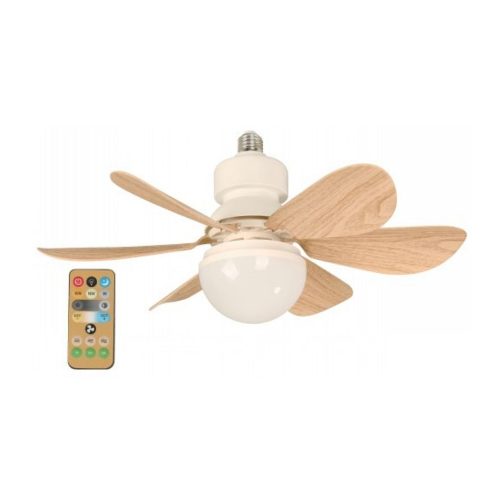 Ventilador de techo Led Mini E27 11W 3cct 16"" Ikelite