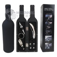 Set Saca Corcho de Vino Elegante de 5 Piezas