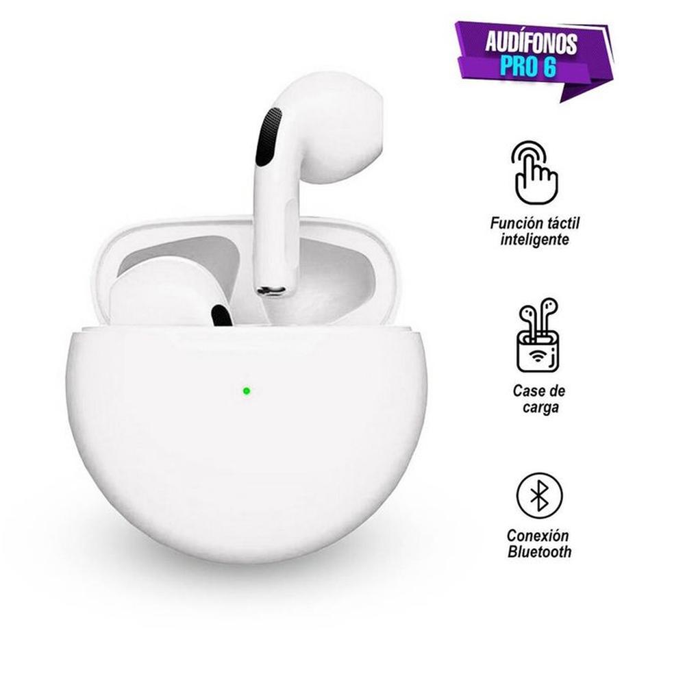 AUDIFONOS BLUETOOTH PRO 6 BLANCO