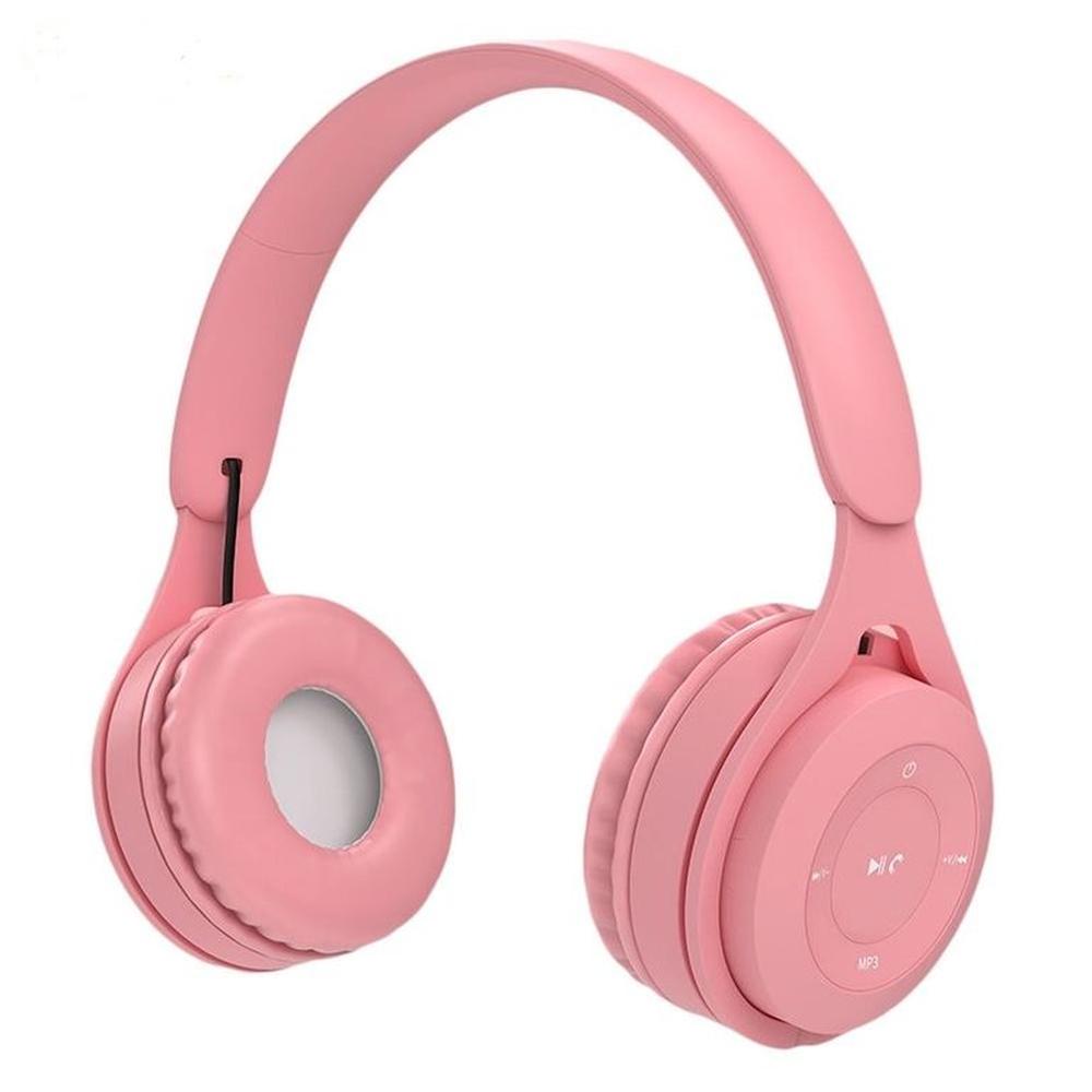 Audifonos Wireless Bluetooth Headphones Y08 Rosa