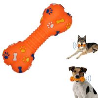 Juguete para Mascota Hueso De Plástico Anaranjado
