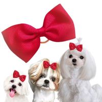MOÑO PARA MASCOTAS ROJO - GRANDE