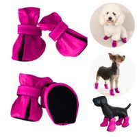 ZAPATOS IMPERMEABLES P-PERROS Y MASCOTAS FUCSIA-XL