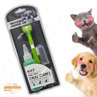KIT CEPILLOS Y PASTA DENTAL GEL MASCOTA-PERROS Y GATOS