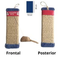 RASCADOR PARA GATO FORMA DE TABLA-AZUL NOCHE
