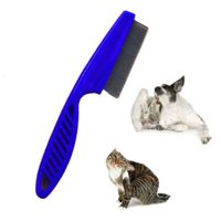 PEINE ANTIGARRAPATAS PIOJOS Y PULGAS MASCOTAS AZUL T-G