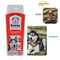 SHAMPOO BOBBY ANTIPULGAS PARA PERROS FRASCO x 300 mL