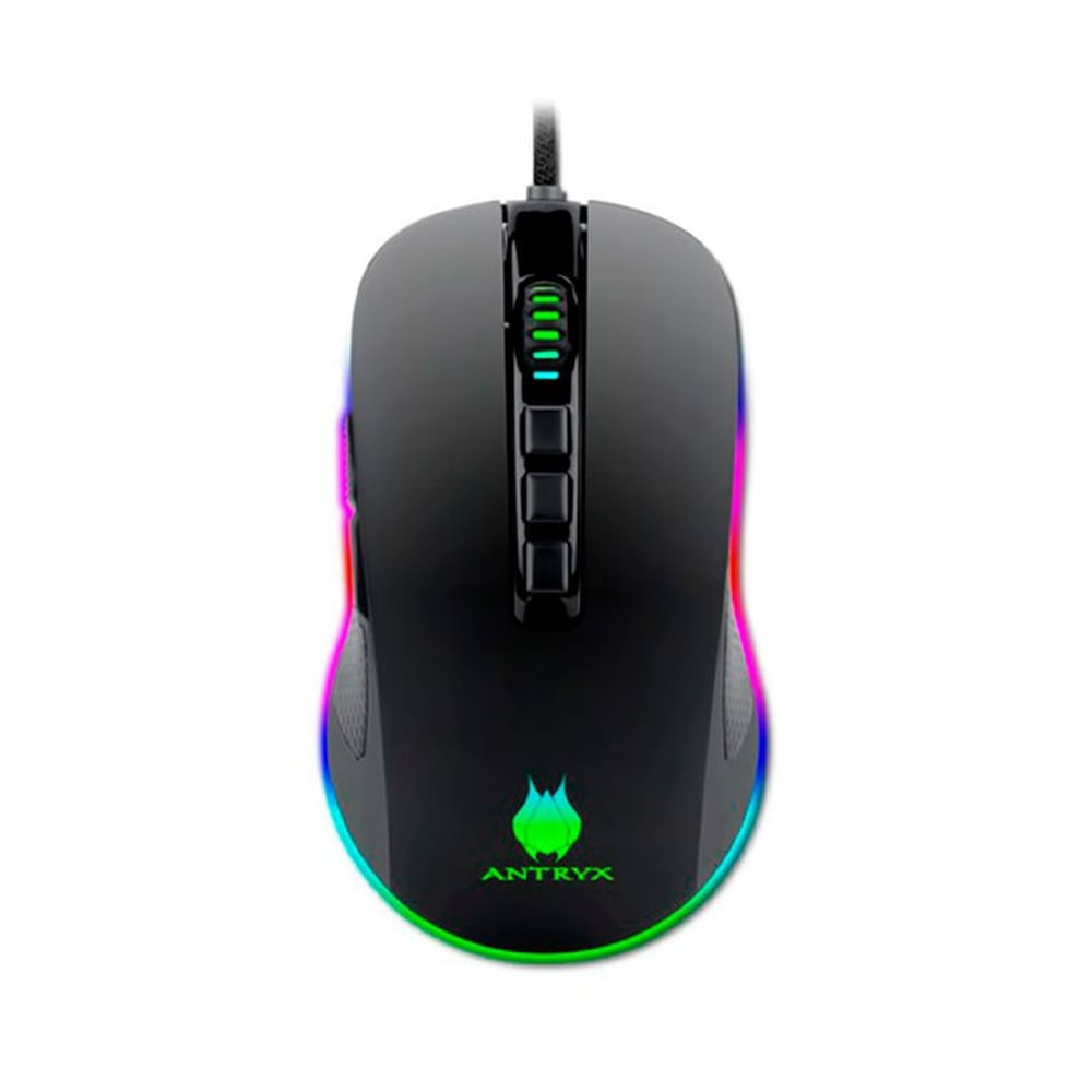 MOUSE GAMING ANTRYX CHROME STORM KURTANA DPI 12400 PN AGM-6200K