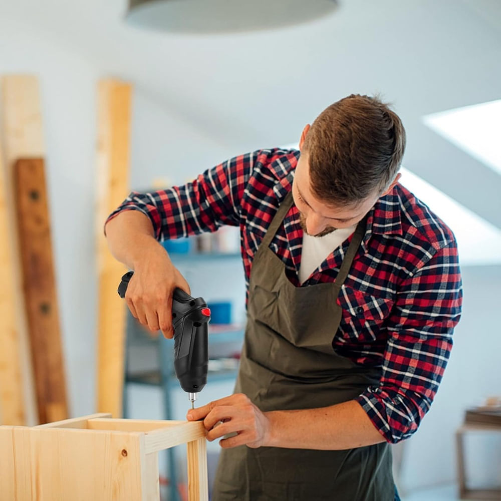 Juego de Destornilladores Eléctricos de 4.2 V Negro