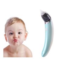 Aspirador Nasal Eléctrico Para Bebé acero Verde
