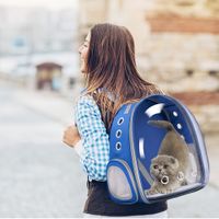 Mochilas Transportadoras de Viaje Jaula de Cápsulas Espaciales Azul