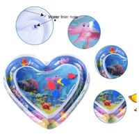 Tapete de Juego Sensorial de Agua para Bebés y Niños Pequeños Corazón