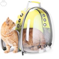 Mochila para Gatos Bolsa Portátil para Mascotas Amarilo