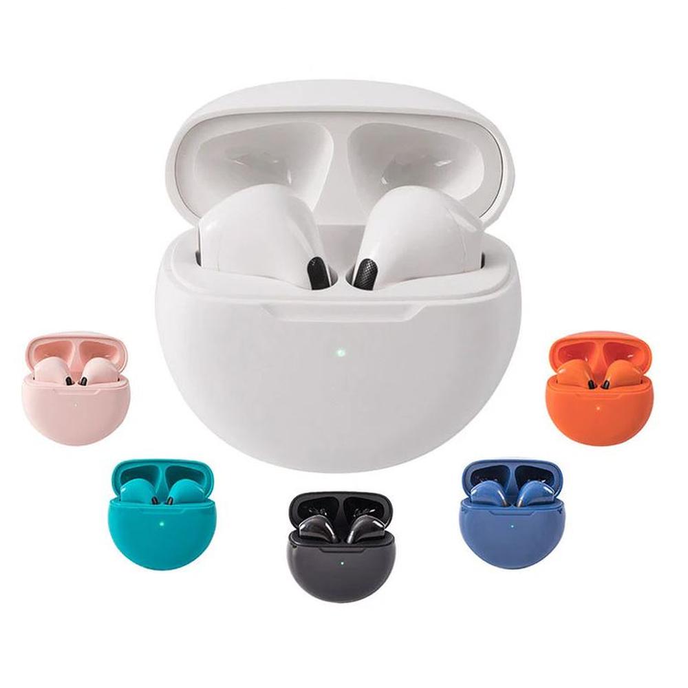 AURICULARES BLUETOOTH PRO 6 CREMA