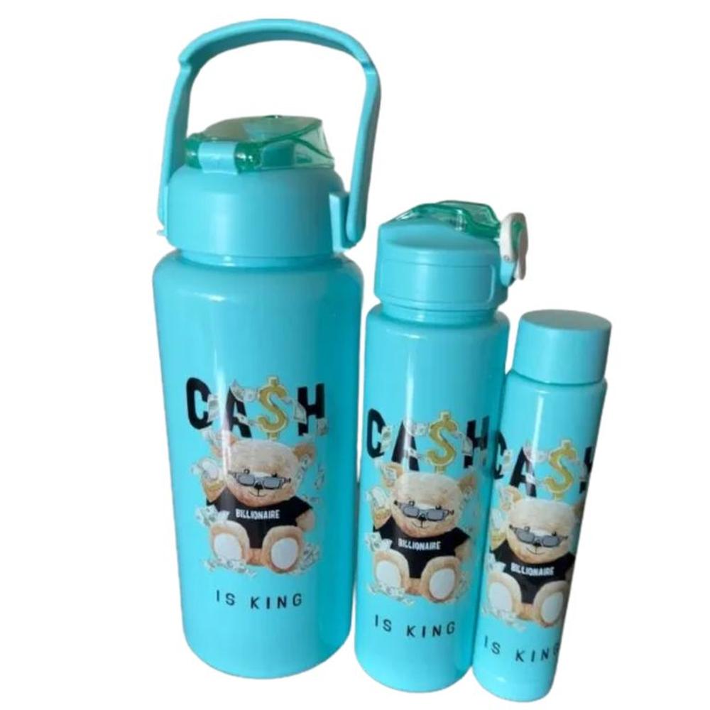 Set de 3 Tomatodo Botella Motivacional Trio 3 En 1